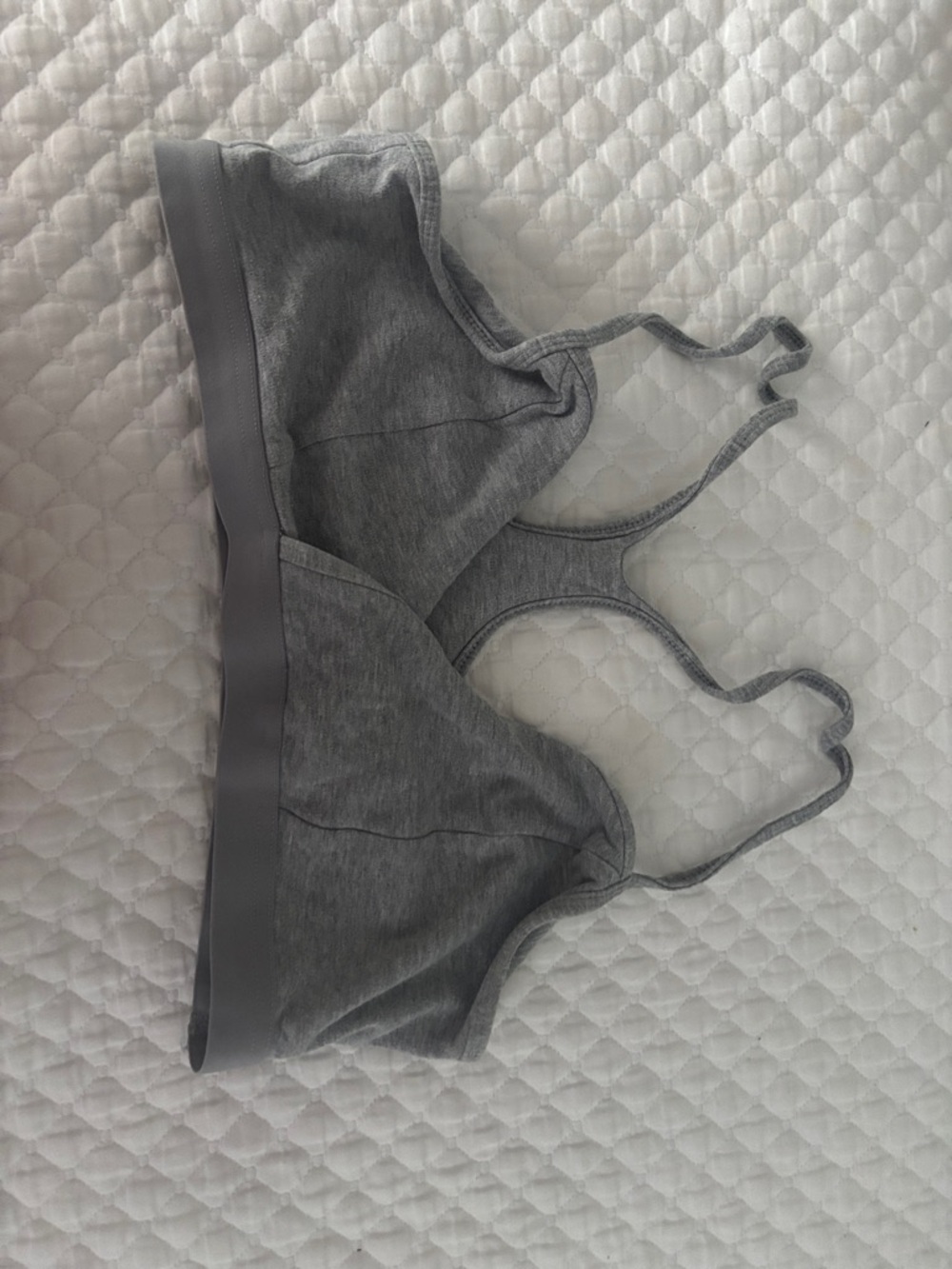 Fabletics Grey Seamless Comfort Bralette
